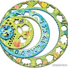 Трафарет WoodLand Toys Лес. Спирограф для рисования 122101