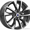 Литые диски K&amp;K Роквуд 17x7&amp;quot; 5x114.3мм DIA 66.1мм ET 40мм Алмаз черный