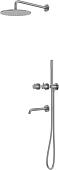 Душевая система Abber Wasser Kreis 316 AF8150BGG (оружейная сталь брашированная)