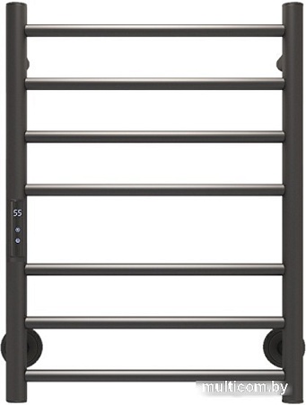 Полотенцесушитель Maxonor PL-TRE01-45-7-7 (черный, подключение слева)