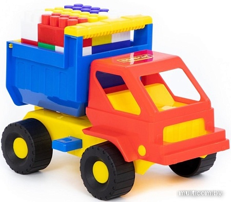 Полесье Кузя + конструктор строитель 18 эл. 1290