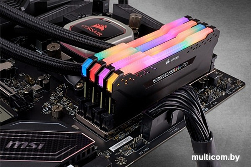 Оперативная память Corsair Vengeance PRO RGB 4x16GB DDR4 PC4-25600 CMW64GX4M4C3200C16
