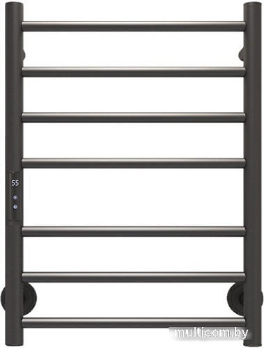 Полотенцесушитель Maxonor PL-TRE01-45-7-7 (черный, подключение слева)