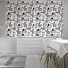 Комплект штор JoyArty Собаки на белом 1.45x1.8 м pox_70953_145x180 (2 шт)