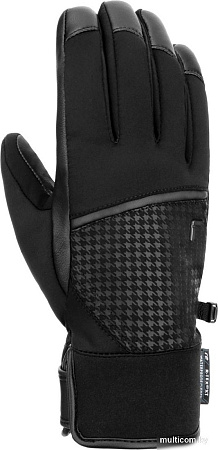 Горнолыжные перчатки Reusch Mara R-Tex Xt 6231209-7697 (р-р 8.5, Black/Pied De Poule)