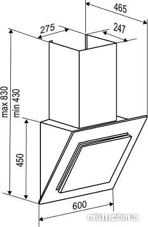 Кухонная вытяжка Zigmund & Shtain K 216.61 B