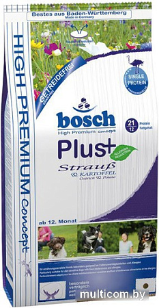 Корм для собак Bosch Plus Strauss & Kartoffel 2.5 кг