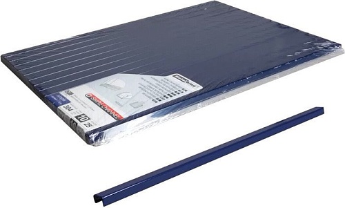 Металлический канал для переплета OPUS O.Simple Channel 304x10 мм OSC10NIE30425 (25 шт, синий)