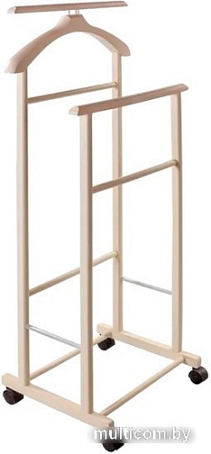 Стойка для одежды Мебелик на колесах В 22Н (слоновая кость)