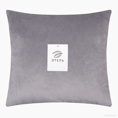 Декоративная подушка Этель 9849753 (серый)