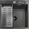 Кухонная мойка Futur FK 4548 B Eco Embossing (черный нано)