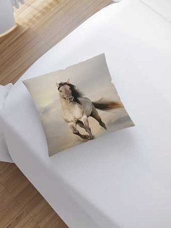 Чехол на подушку JoyArty Дикий конь sl_16141