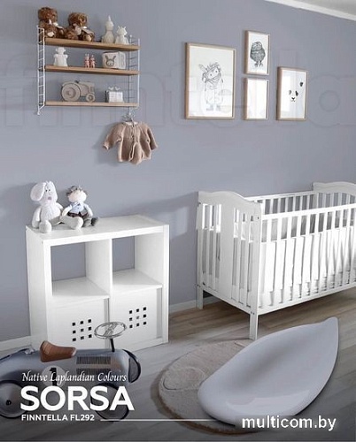 Краска Finntella Foxy Lapselli Matte Sorsa F-50-1-9-FL292 9 л (серый)