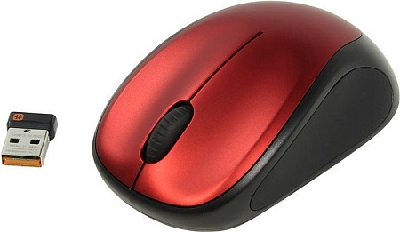 Мышь Logitech M235 Wireless Mouse (красный) [910-002496]