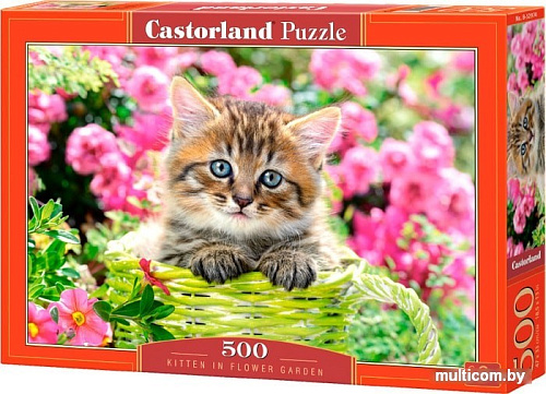 Пазл Castorland Котенок в саду