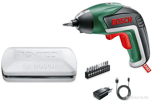 Электроотвертка Bosch IXO V 06039a8000 (набор оснастки)