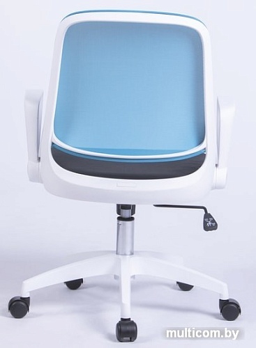 Кресло LoftyHome Call (черный/голубой)