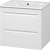 Misty Тумба под умывальник Бриз 60 П-Бри-09060-012Я+WB.FN/Breeze/60-C/WHT.G/S1