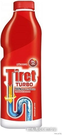 Средство для труб Tiret Турбо 1 л