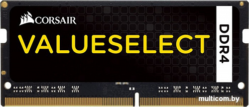 Оперативная память Corsair ValueSelect 4GB DDR4 SODIMM PC4-17000 [CMSO4GX4M1A2133C15]