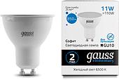 Светодиодная лампочка Gauss Elementary GU10 11Вт 850lm 6500K 13631 (10 шт)