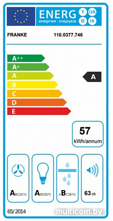 Кухонная вытяжка Franke Mythos FMY 606 WH 110.0377.749