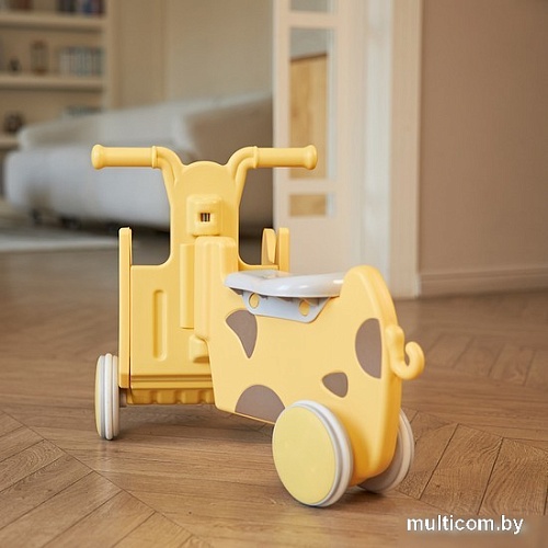 Каталка UNIX kids Hippo Yellow