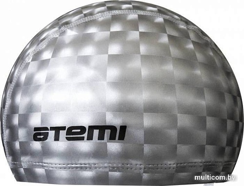 Шапочка для плавания Atemi 3D PU120 (серый)