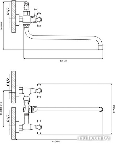 Смеситель Ekko E22118-9