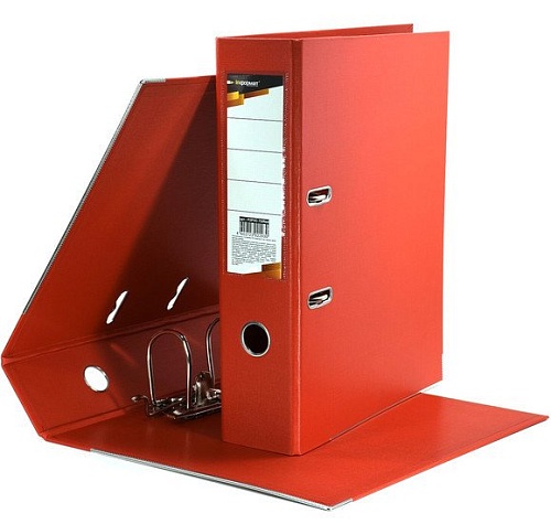 Папка-регистратор inФормат P2PVC-75/Red