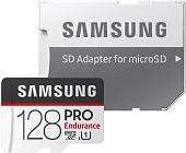 Карта памяти Samsung PRO Endurance microSDXC 128GB + адаптер