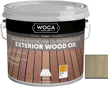 Масло Woca Exterior Wood Oil 2.5 л (серый)