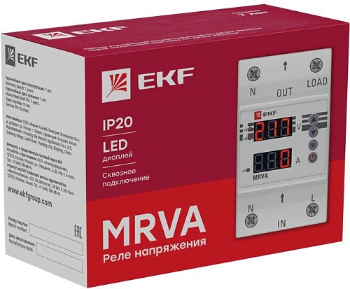 Реле напряжения EKF MRVA-40A