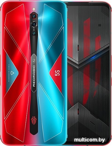 Смартфон Nubia RedMagic 5S 12GB/256GB международная версия (красный/синий)