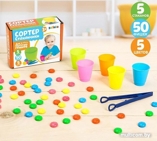 Сортер Zabiaka Цветные фишечки 3970865