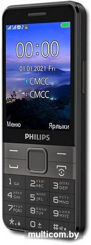 Мобильный телефон Philips Xenium E590 (черный)