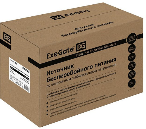 Источник бесперебойного питания ExeGate SpecialPro UNB-2200.LED.AVR.4C13.RJ.USB EX292612RUS