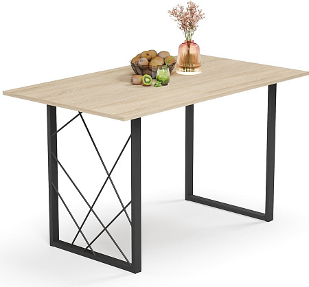 Кухонный стол Mio Tesoro Wasabi 100x60 (дуб сонома/черный)