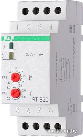 Реле температуры Евроавтоматика F&F RT-820 EA07.001.001