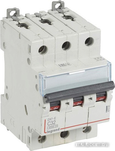 Выключатель автоматический Legrand DX3-E 3П C 32А 6кА 6000 3мод 230400В 407294