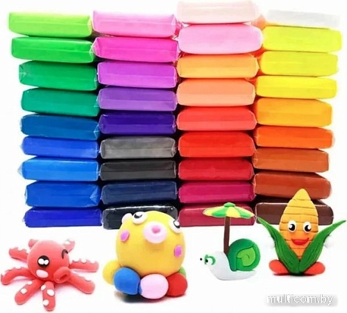 Пластилин легкий Kiki Воздушный PL014 (36 цветов)