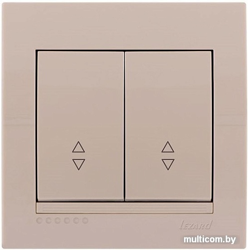Выключатель проходной Lezard Deriy 702-0303-106 (кремовый)