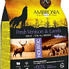 Сухой корм для собак Ambrosia Adult All Breeds Fresh Venison &amp; Lamb (для всех пород с олениной и ягненком) 12 кг