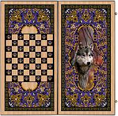 Шашки/нарды РФН Сирия Волк rasvolk60