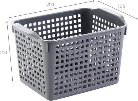 Корзина Violet Лофт 641008 (серый)