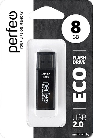 USB Flash Perfeo E03 8GB (черный)