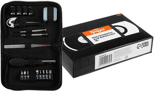 Набор отвертка с битами и головками Tundra 9404848 (20 предметов)