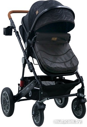 Универсальная коляска Lorelli Lora 2020 (3 в 1, black circles)