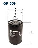 Масляный фильтр Filtron OP559