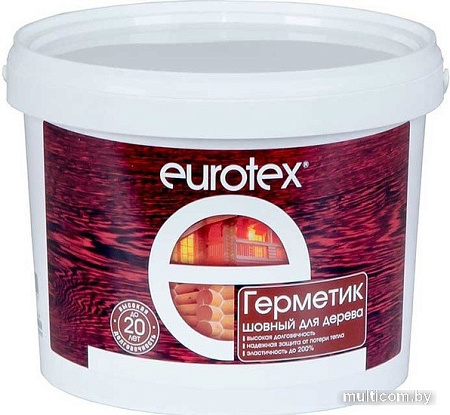 Герметик Eurotex Для дерева 3 кг (орех)